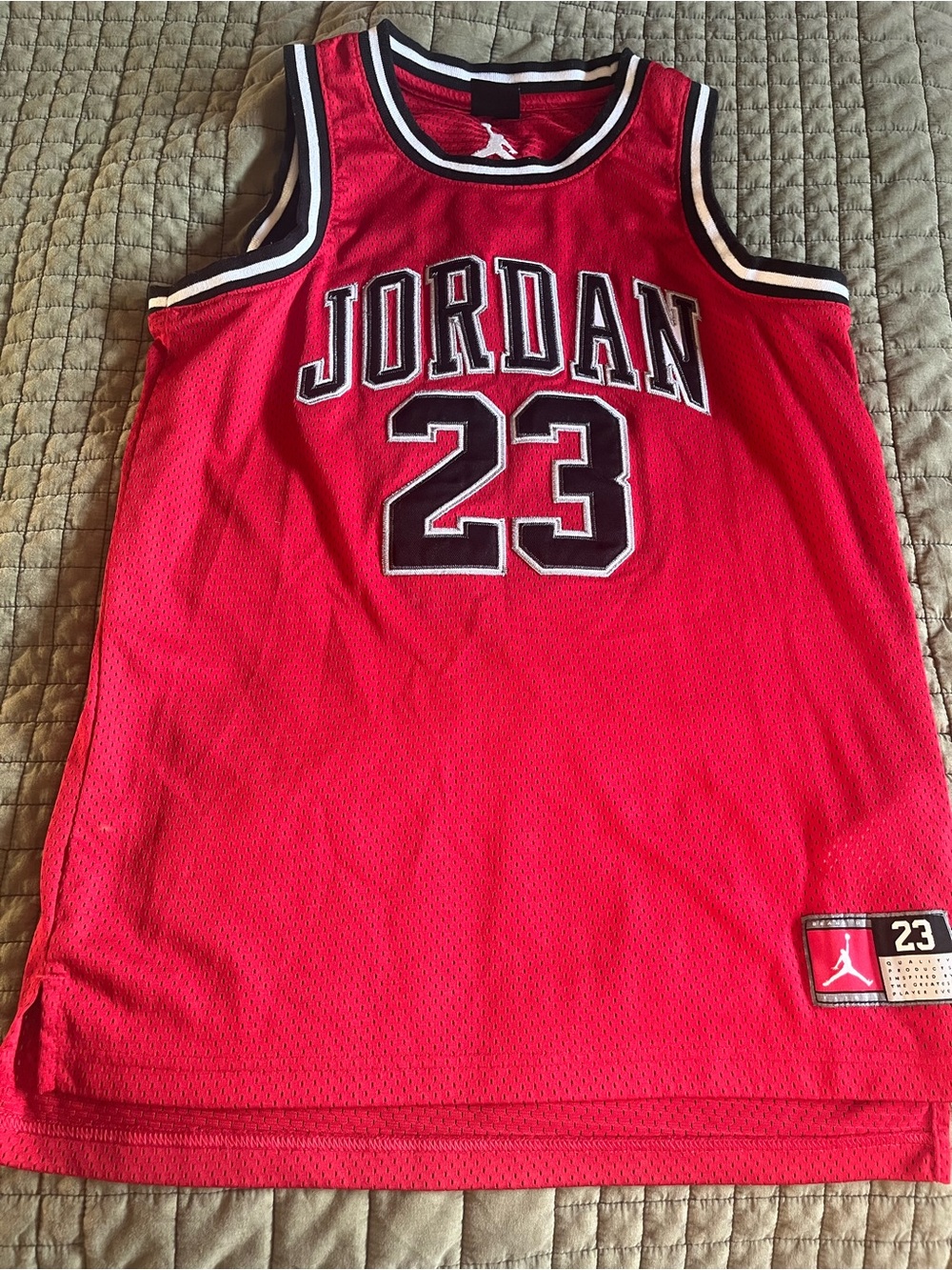 Air Jordan NBA Michael Jordan Brand of Flight Chicago Bulls Jersey Size Youth L